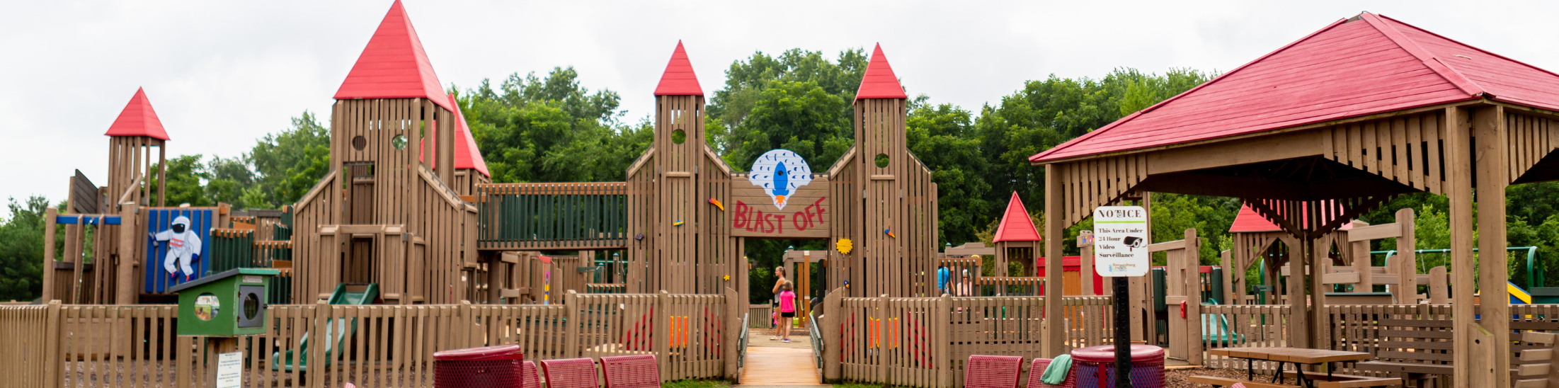 Blast Off Playground Entrance