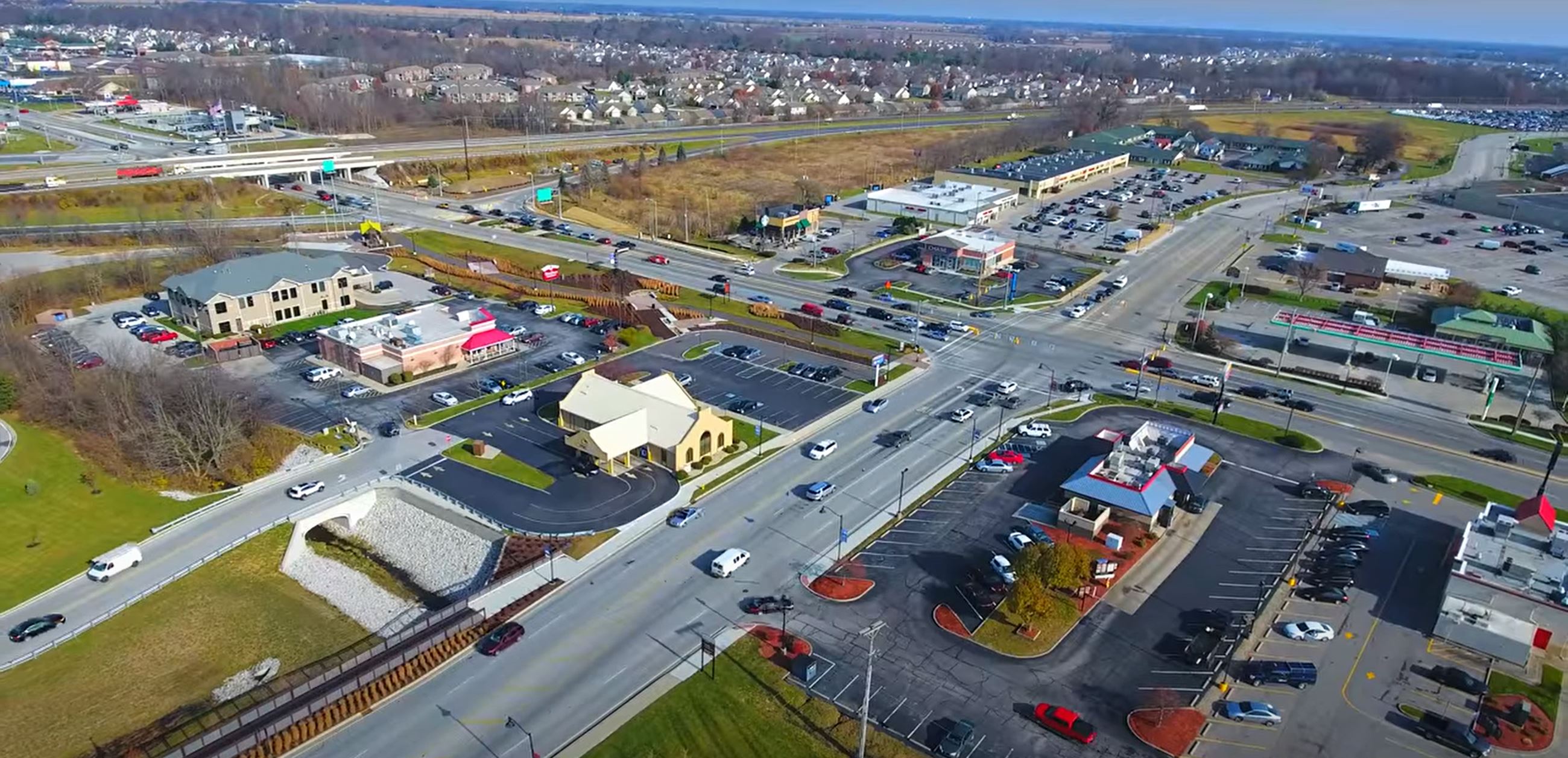 Aerial of Brownsburg