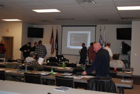 People Standing in a Classroom